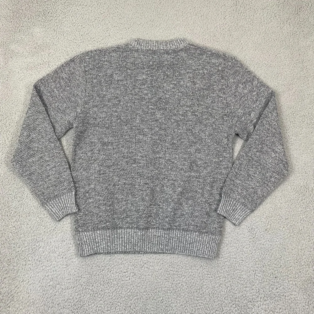 Outpost Makers Sweater Men XL Gray Knit Pullover Crewneck